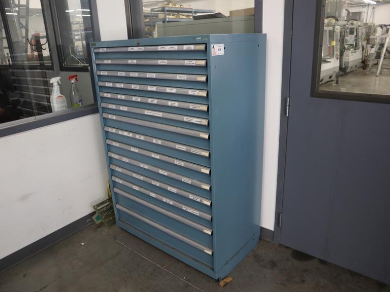Lista HD Tool Cabinet LOADED with Perishable Cutting Tools, (14) Drawers