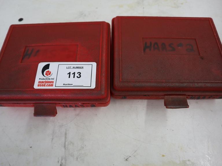 Steel Parallel Sets (2) Complete in Plastic Cases, 1/2" - 1-5/8"
