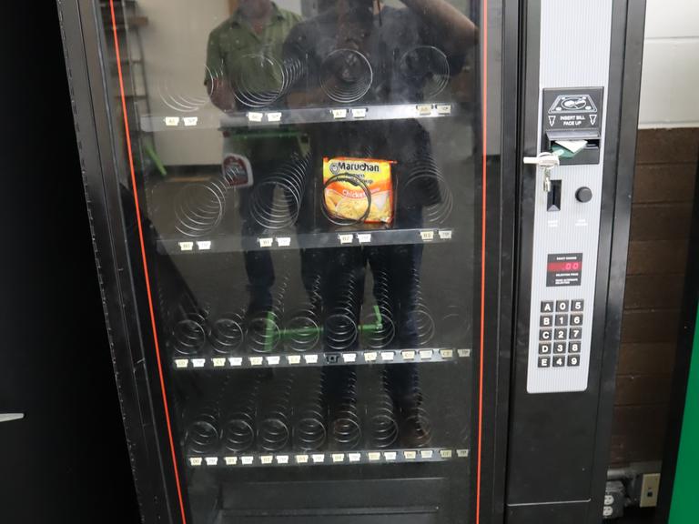 Polyvend Model R28 Candy Vending Machine with Bill Changer, Coin Mech, 28 Item Selection