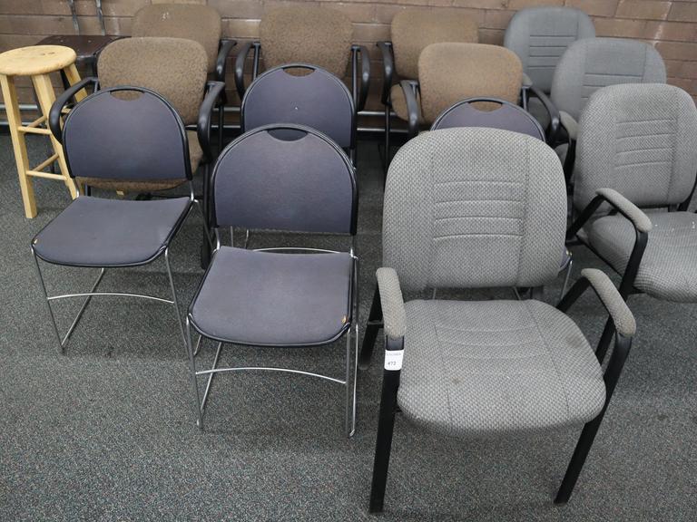 Break Room Chairs and Stools, Various Types