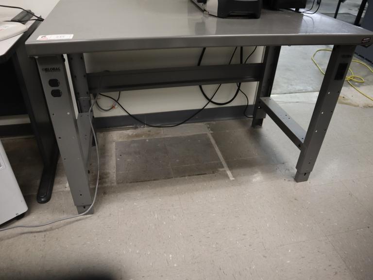 Global Work Bench, Steel Adjustable Height - NO CONTENTS