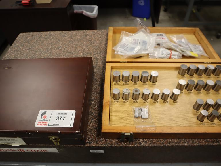 Pin Gage Sets (2), (1) .0615" - .250", (1) Special Set .750 - 1.001"