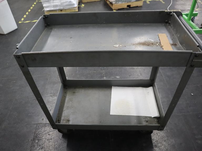 Rolling Metal Shop Cart