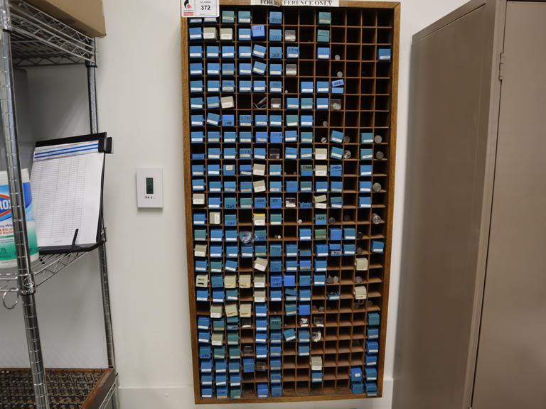 Deltronic  Gage Pins in Hanging Wall Divider Approx .030 - 1"