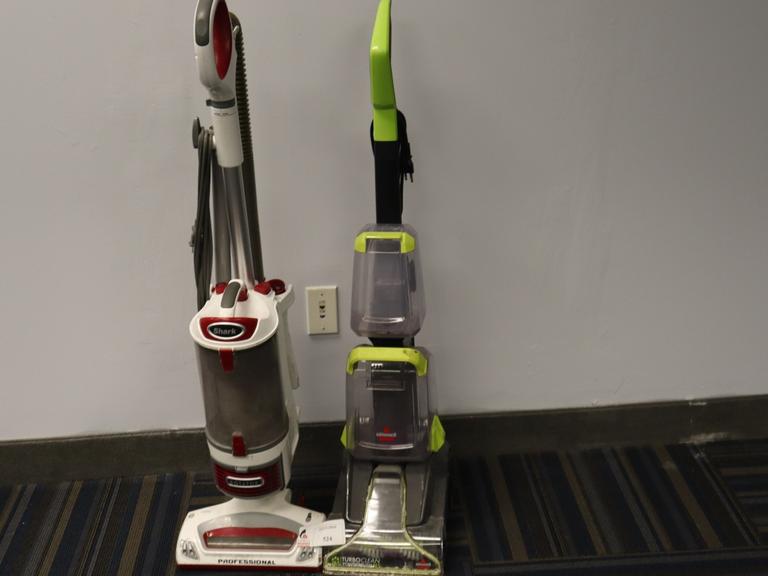 Shark Vacuum and Bissel Turbo Clean Carpet Cleaner