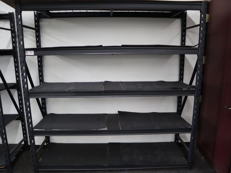 Notch Style Racking with 5 Adjustable Shelves