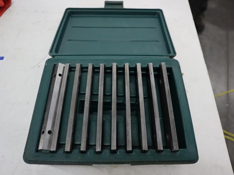 HANGDA Vise Parallel Set, 1/8"x6" (10) Pair-1/2" - 1-5/8"