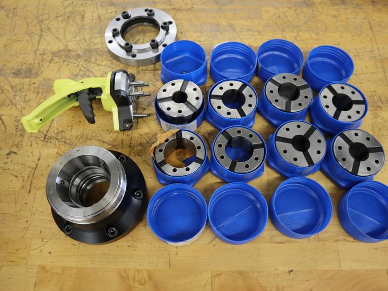 Royal Quick-Grip 52 Collet System w Collet Nose, Collets and Royal Collet Change Gun