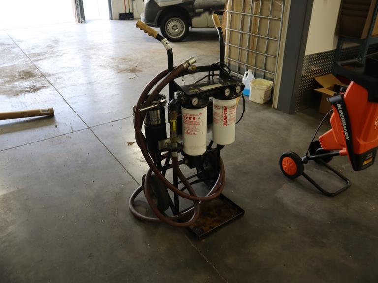 Fluid Solutions Inc. Portable Fluidl Pump System with Filtration, 1/ 2 HP - Single Phase