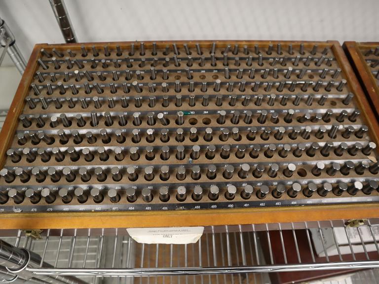Gage Pin Sets (2), (1) Set .250" - .500" in .001" Increments, (1) Set .2515" - .5005" in .001" Increments
