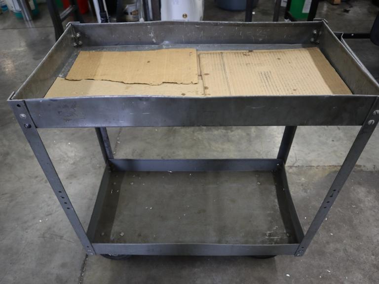 Rolling Metal Shop Cart