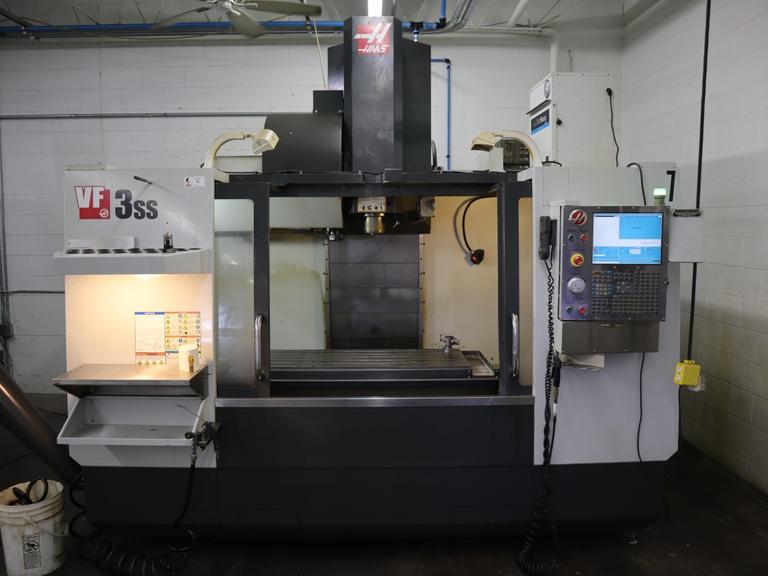 Haas VF-3SS CNC Vertical Machining Center, 12K RPM, Probing, TS Coolant, 4th and 5th Axis Drives - 2010