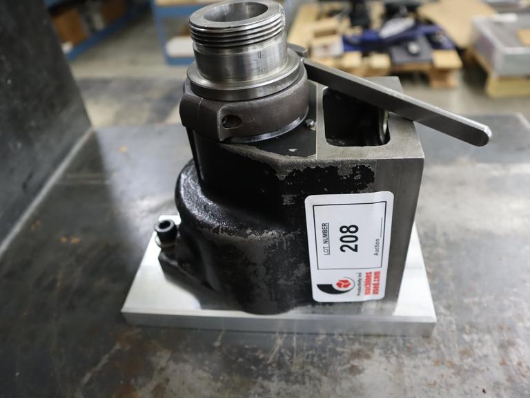 Hardinge HV-4NH 5C Collet Manual Indexer, Horizontal of Vertical Mount, Mounted on Aluminum Sub-Plate