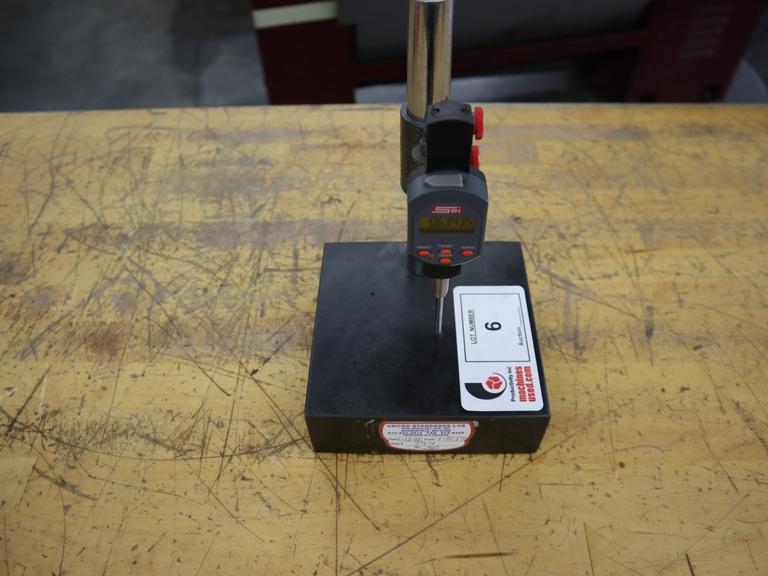 SPI Electronic Digital Height Indicator with 6"x'6"x2" Granite Base and Stand
