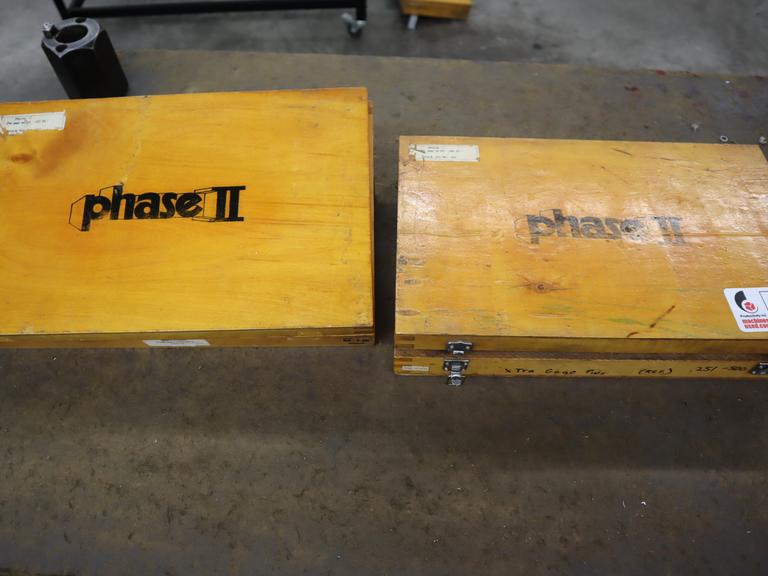Meyer & Phase II Pin Gage Sets .061" - .250"+, .251"  - .500"+, ***Sets Not Complete**