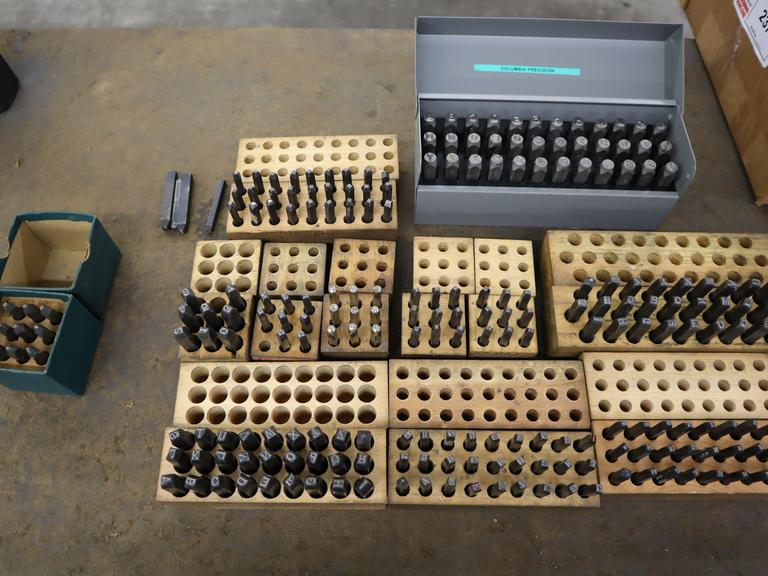 Letter and Number Steel Stamp Sets 1/8", 3/16", 1/4"