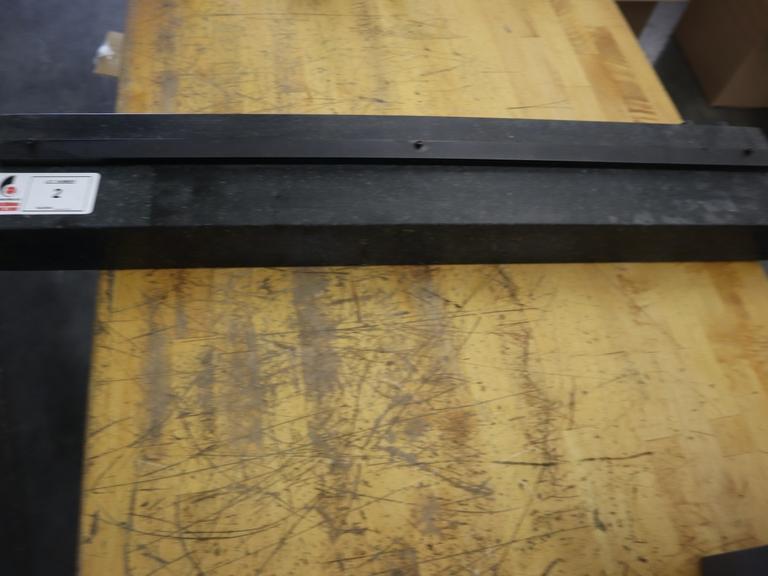 Precision Granite with Steel Straight Edge 35" x 6" x 3" Granite