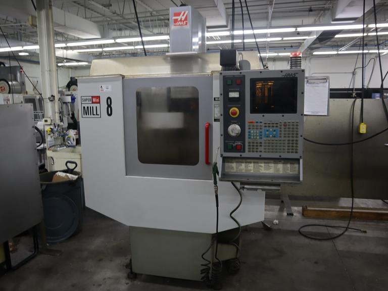Haas Super Mini Mill CNC Vertical Machining Center, 10K RPM, 10 ATC, Coolant