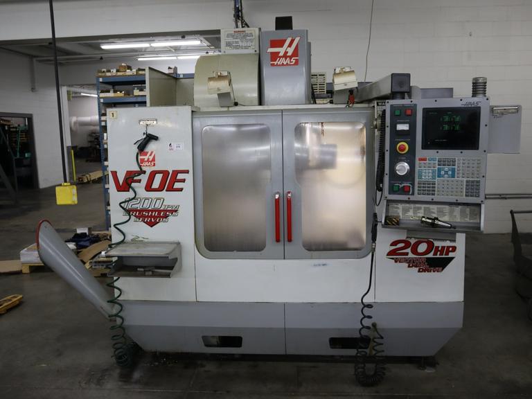 Haas VF-0E CNC Vertical Machining Center, 30"x16"x20", CT40, 24 ATC, Probing, TS Coolant