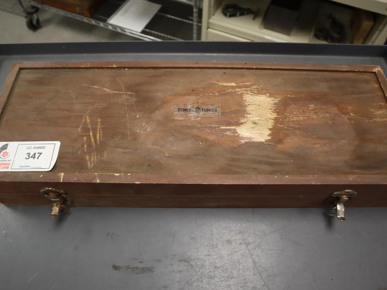 Scherr Tumico 18" Verneer Height Gage in Wood Case