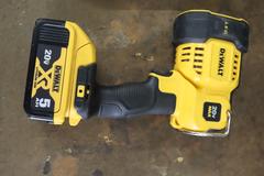 Dewalt 18V Cordless Drills (2), and Cordless 20V Spot Light