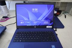 (4) Hewlett Packard Model 14-dq0055dx Laptop Computers, System info in photos.