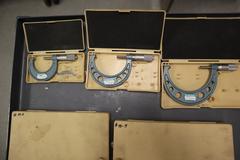 Mitutoyo Micrometers (5pcs) 1" - 6" Range, in Plastic Cases