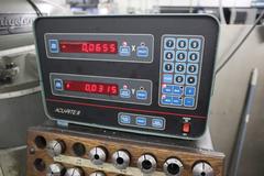 Bridgeport Series I 2HP Vertical Milling Machine, 9" x 42" Table, Variable Speed, Acu-Rite III 2 Axis DRO, Power Table Feed