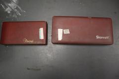 Depth Micrometers (2pcs), (1) Starrett 0-6" Blade Depth Mic, (1) Central Tool 0-3" Round Barrell Mic