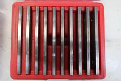 1/8" Vise Parallels for 6" Machine Vises (2) Sets of 10 Pairs: 1/2" - 1-5/8"