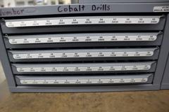 Huot Cobalt Drill Indexes (3pcs), Letter, Number, Fractional with Contents of Drills
