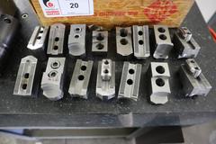 Kitagawa B-206 6" 3-Jaw Chuck wiht Assorted Steel and Aluminum Jaws and More.