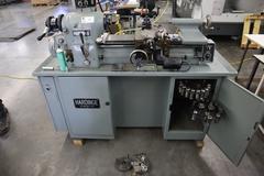 Hardinge HLV-H Toolroom Lathe, Variable Speed Spindle, Power Feeds, Threading, 5C Closer, Chucks
