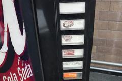 Dixie Narco E Model Generic 9 Selection Soda Vending Machine with Key