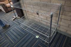 Wire Rack Unit with 3 Adjustable Shelves