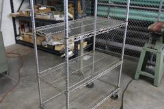 Metro Portable Wire Rack Shelving Unit - 4 Shelves