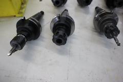 Cat 40 Taper Tool Holders, (10) ER16 Collet Holders