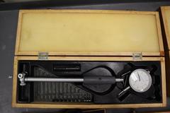 Dial Bore Indicators (6pcs), (1) Mitutoyo .7-1.4", (1) Mitutoyo .4-.7", (1) Mitutoyo .24-.4", (3) China Brand