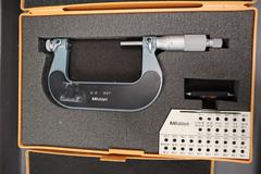 Mitutoyo Standard Micrometers 1-2", 2-3", 3-4", In Protective Cases