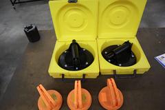 Suction Cups For Material Handling (2) 8" Woods Power Grip, (3) Harbor Freight 4.5"