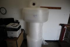Packaging Materials, 1' & 2' Bubble Wrap, 32" Foam Roll