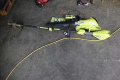 Ryobi Cordless Leaf Blower and Weed Whip with Ryobi 40V Lthium Battery and Charger