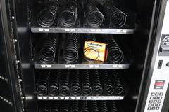 Polyvend Model R28 Candy Vending Machine with Bill Changer, Coin Mech, 28 Item Selection