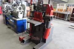 Edwards 50 Ton Hydraulic Iron Worker, Coper/Notcher, Flat Shear, Angle Shear, Single Phase