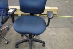 Blue Office Chairs (5)