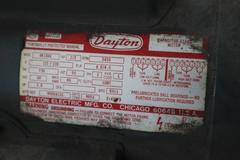 Dayton 1" Belt Sander, 1/2 HP with Work Bench - Single Phase
