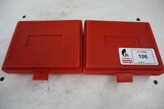 Steel Parallel Sets 6" x 1/8" (2 Sets) In Plastic Cases 1/2" -1-5/8"