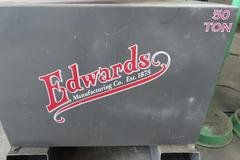 Edwards 50 Ton Hydraulic Iron Worker, Coper/Notcher, Flat Shear, Angle Shear, Single Phase
