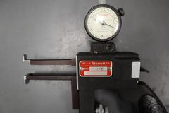Starrett 1175 Dial Indicator Groove Gage, .375-6" Range, .0005" Graduation, In Wood Case