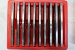 1/8" Vise Parallels for 6" Machine Vises (2) Sets of 10 Pairs: 1/2" - 1-5/8"